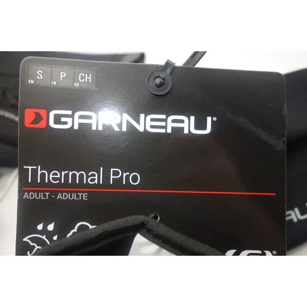 NEW Louis Garneau Thermal Pro 2 Shoe Covers Black Adult Size Small
